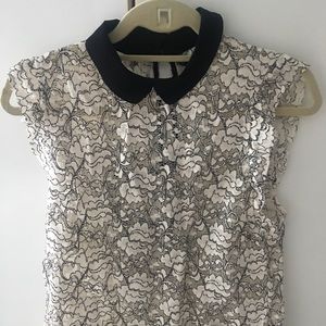 Zara lace top size 8